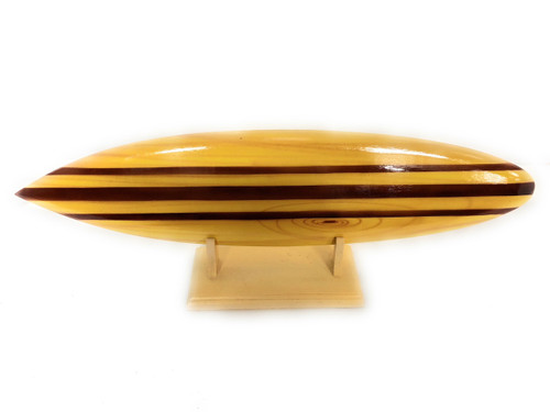 Classic Surfboard Natural with Horizontal Stand 16 in | #wai350240n ...