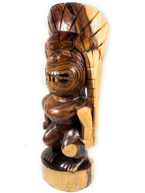 Premium Traditional Kanaloa Tiki 48 inch - Hawaii Museum Replica