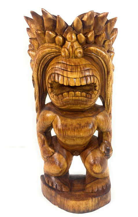 Premium Traditional Ku Tiki 24 inch - Hawaii Museum Replica