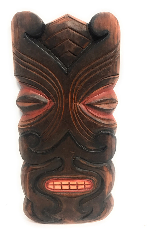Tiki Mask Shield 8" Wall Plaque Abstract Pop Art Culutre Dpt512730