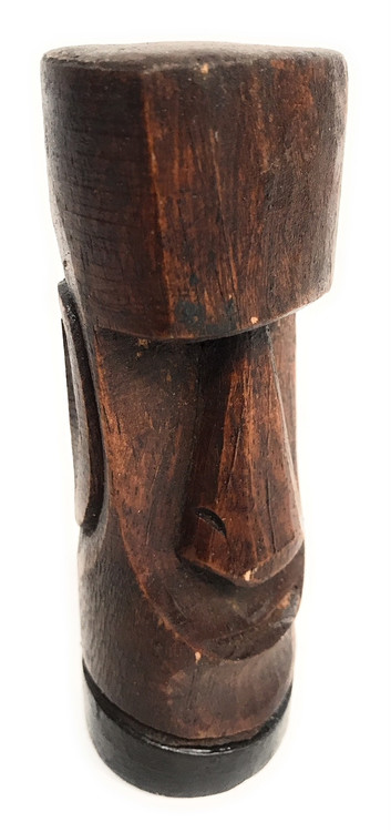 Moai Easter Island Tiki Totem 5" - Hand Carved | #dpt537112