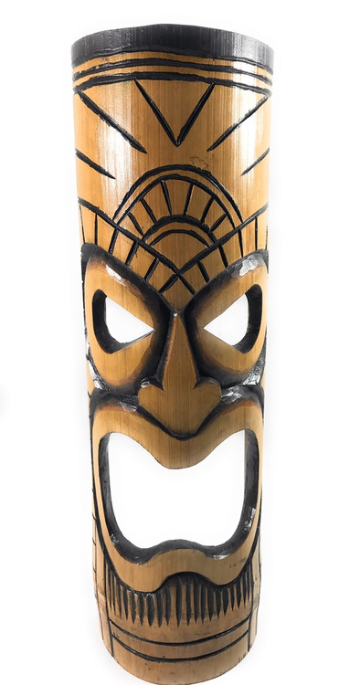 Warrior Chief bamboo Tiki Mask 20