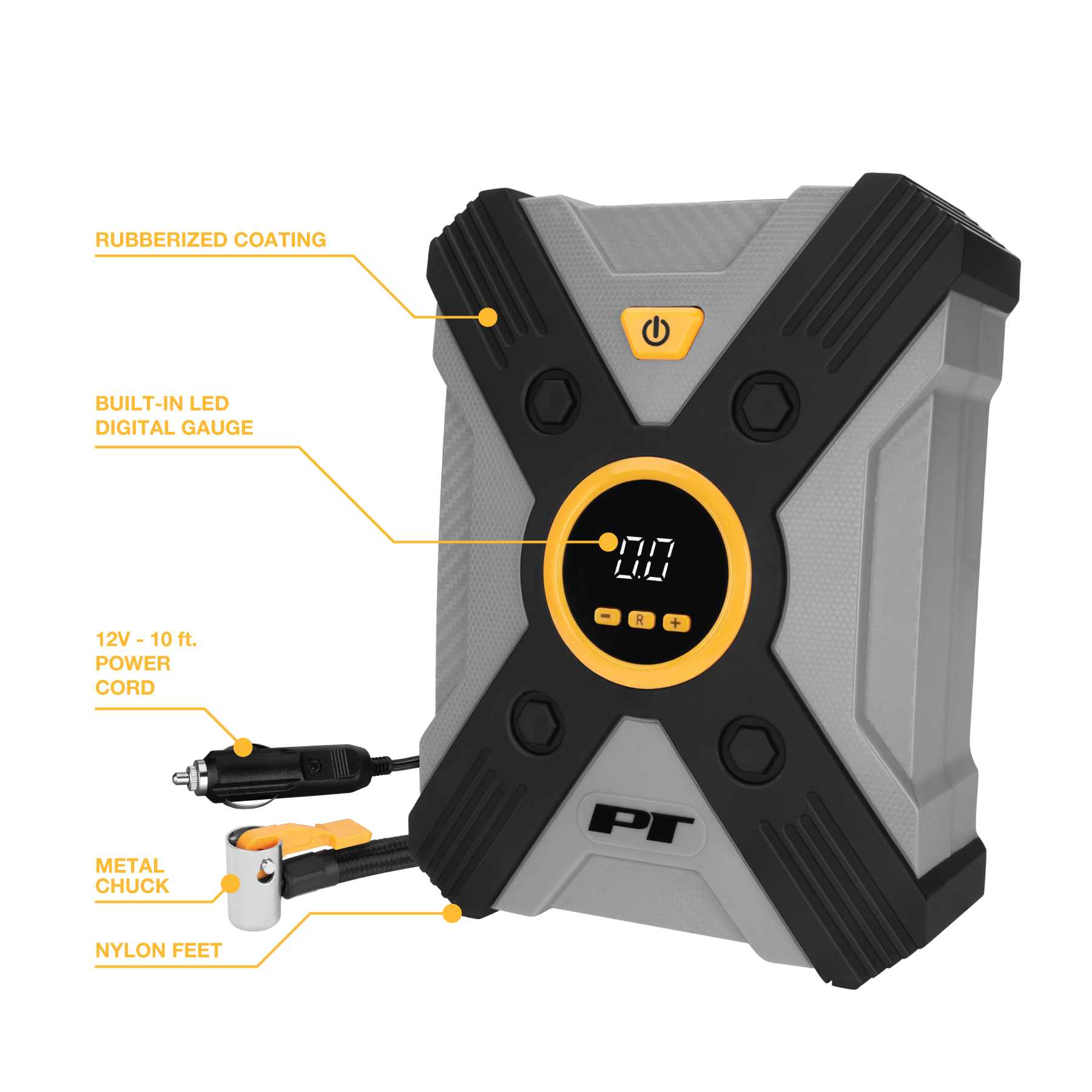 Performance Tool Vortex E00003 Digital Tire Inflator