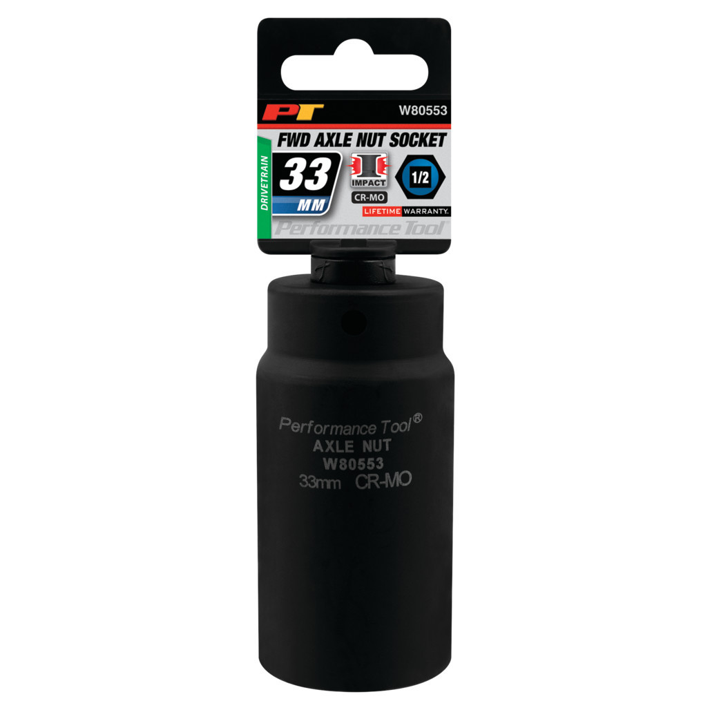 33mm FWD Axle Nut Socket CrMo