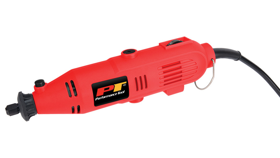Performance Tool electrical rotary tools featuring an image of an electric rotary drill