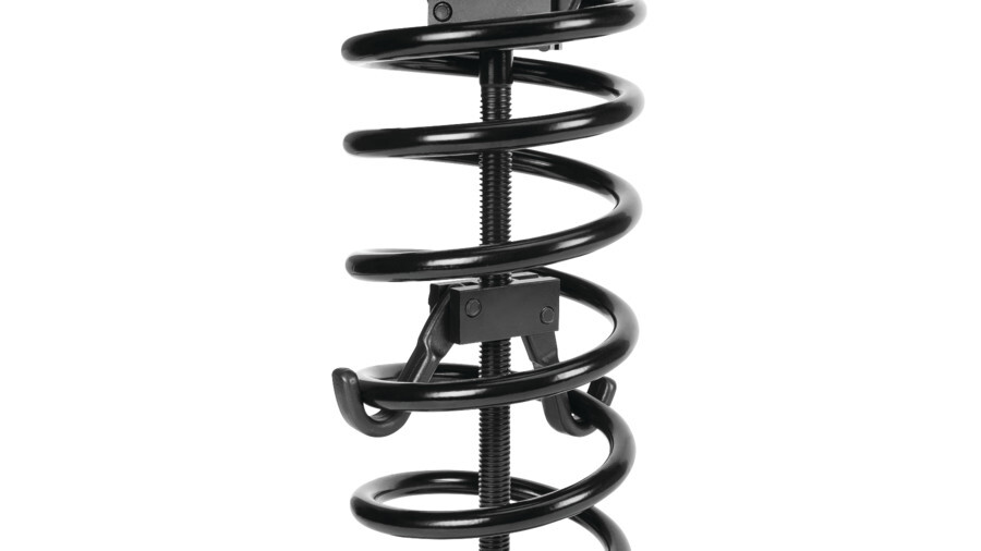 Performance Tool Shocks & Struts Tools. Featuring an image of a coil spring compressor.