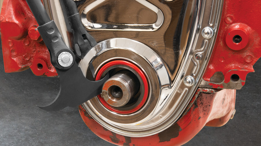 Performance Tool Transmission Tools and Accessories. Featuring an image of an Indexing Oil Seal Puller in use. 