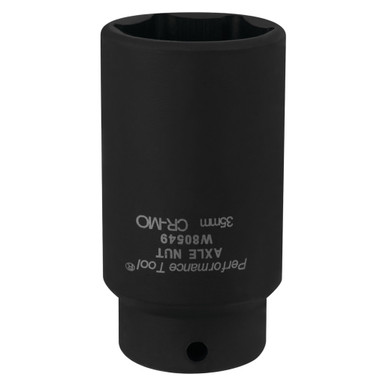 Performance Tool 35mm FWD Axle Nut Socket CrMo