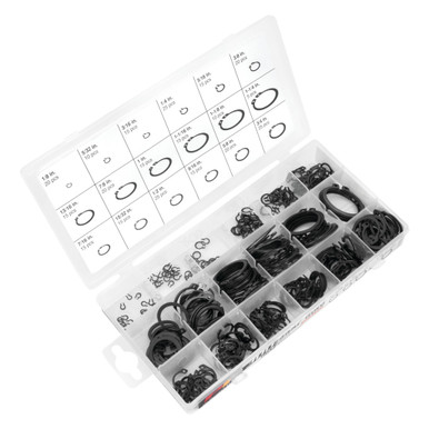 Performance Tool 300-Piece External Snap Ring Assortment