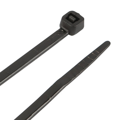 Performance Tool 100-Piece 8 In. Black Cable Ties