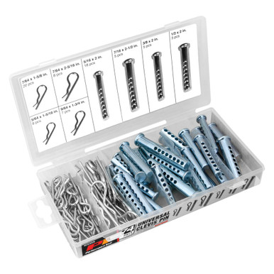 Performance Tool 74-Piece Universal Clevis Pin Assortment