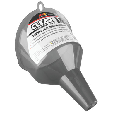 Performance Tool Clear View Easy-Fill Funnel 1 Quart