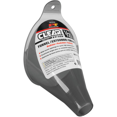 Performance Tool Clear View Easy-Fill Funnel 1/2 Pint