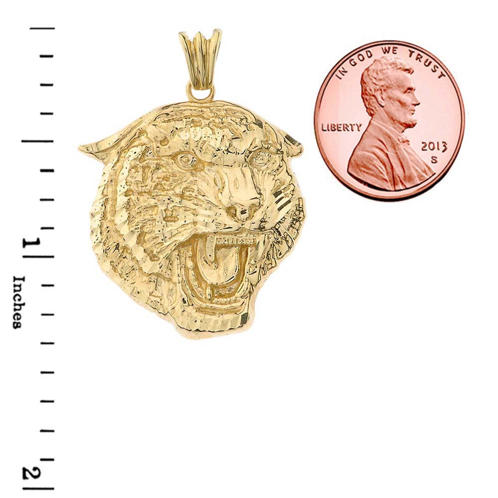 Tigger Yellow Gold Necklace