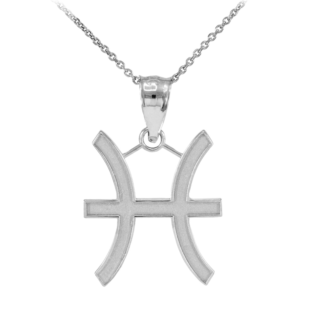 Pisces sign pendant clearance