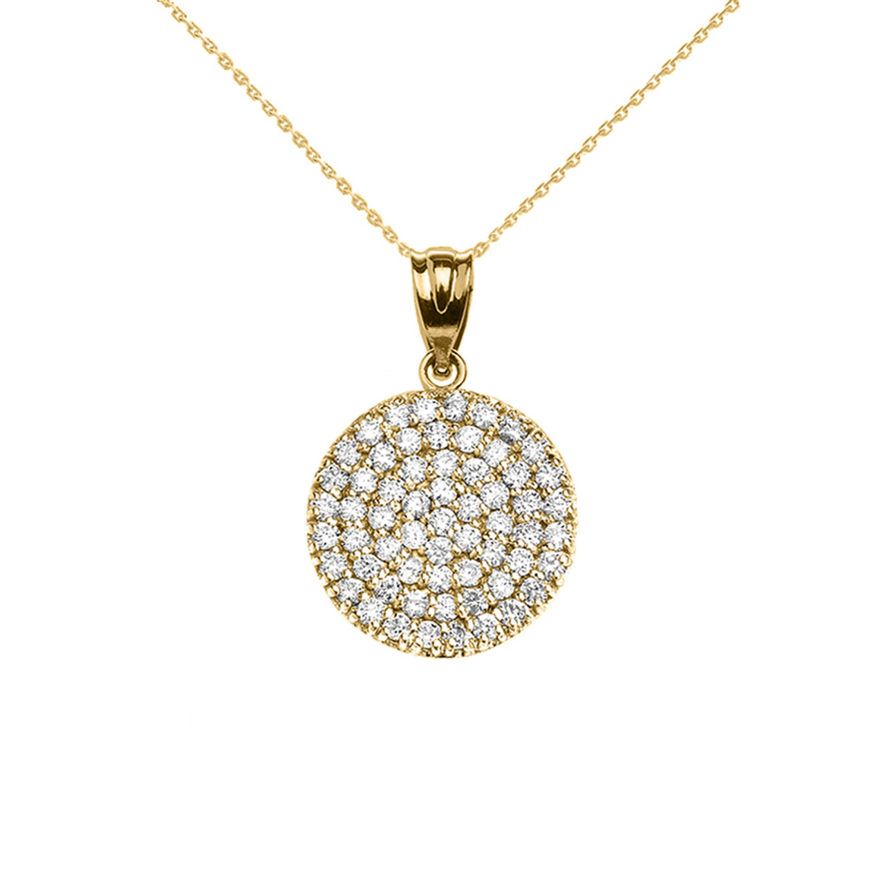 real gold necklace with diamond