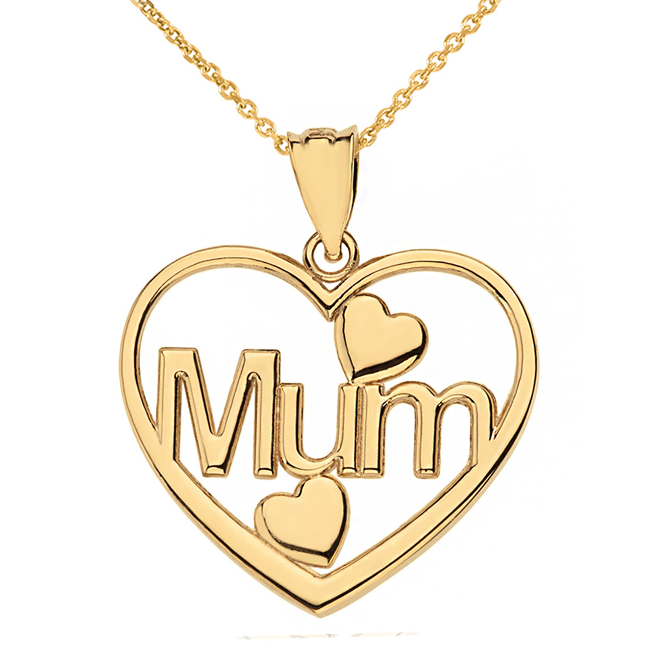 gold mum jewellery