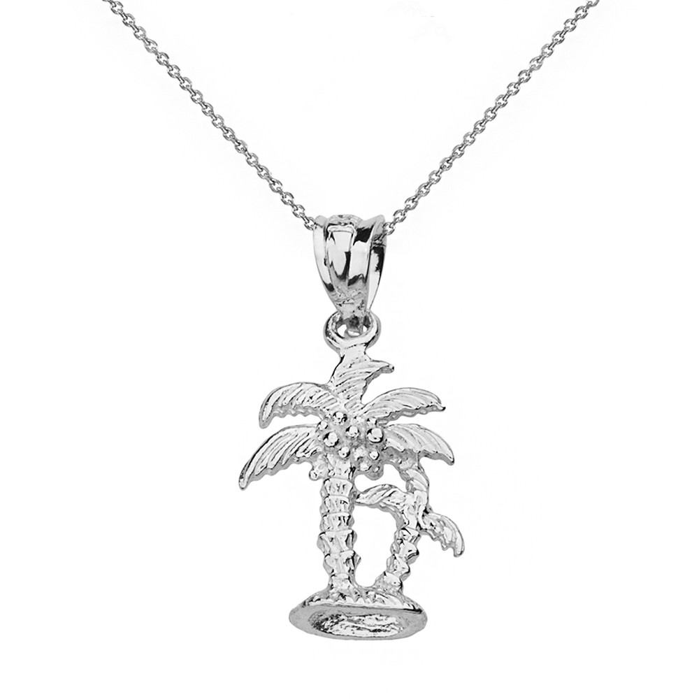 Sterling Silver Texture Double Palm 