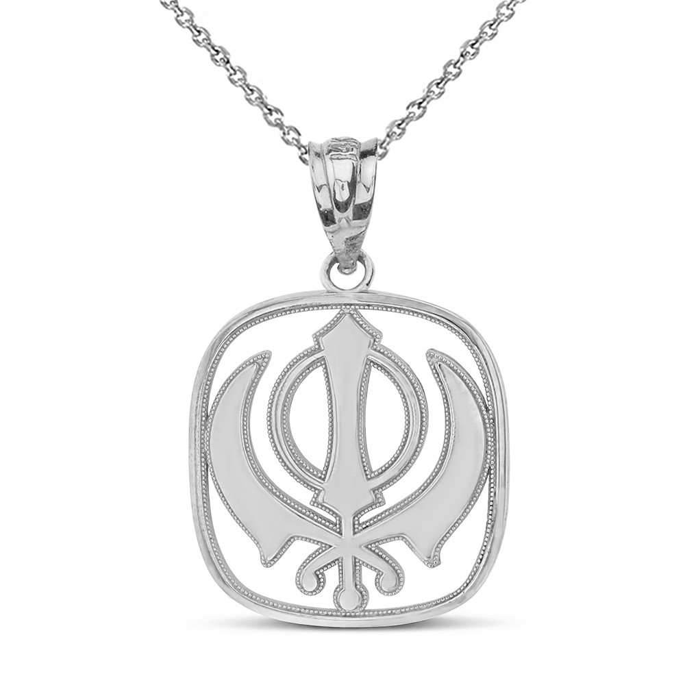 Khanda Sikhs Pendant Necklace