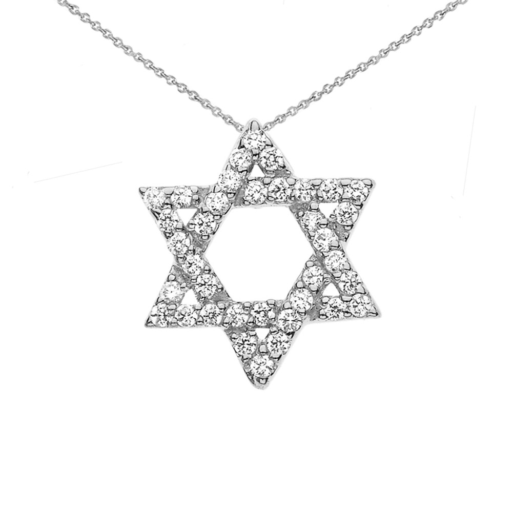 David with Hidden Bail Pendant Necklace 