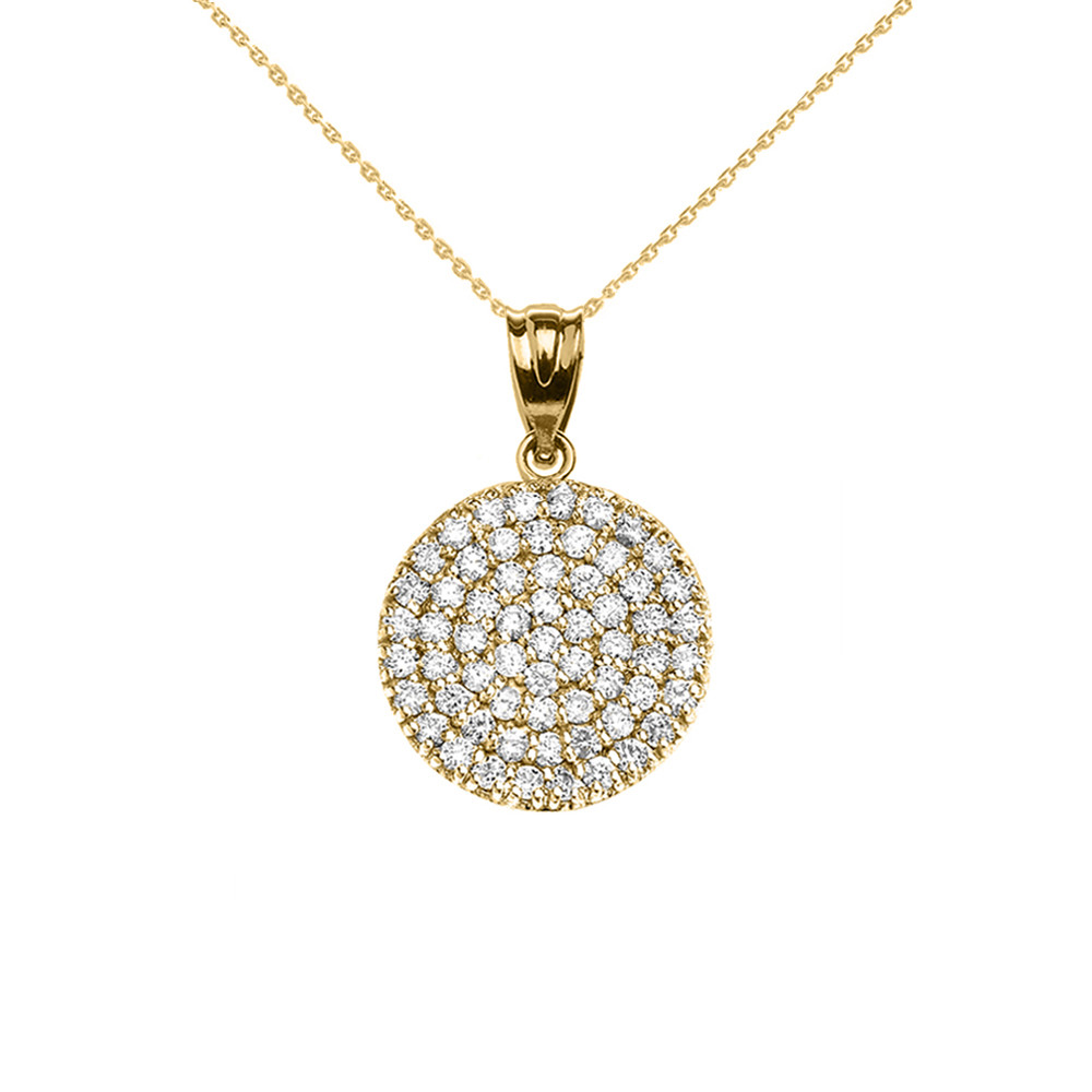 Micro-Pave Cubic Zirconia Circle 