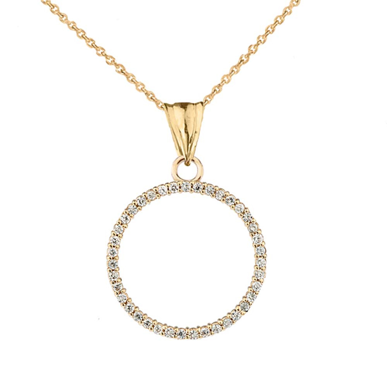Circle of love necklace gold Clearance