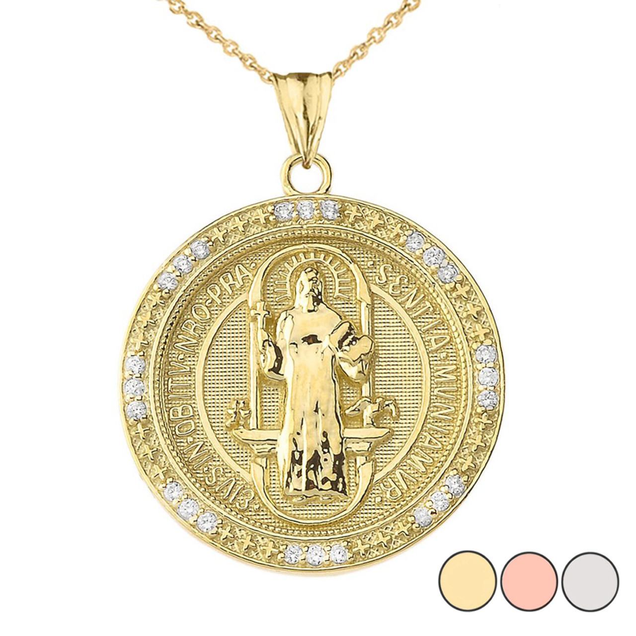 Two Sided Diamond Saint Benedict 