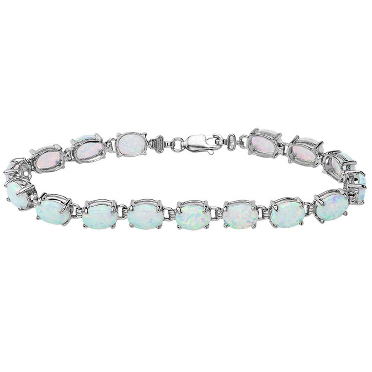Opal bracelet sterling silver Clearance