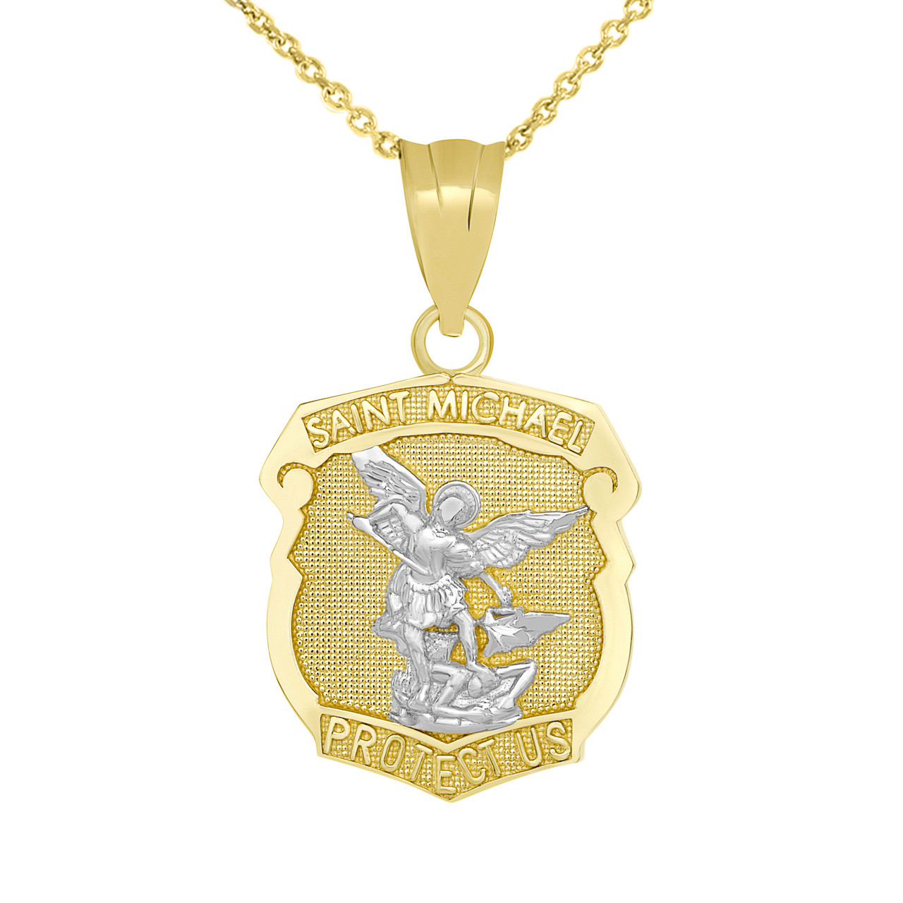 archangel michael protection necklace gold