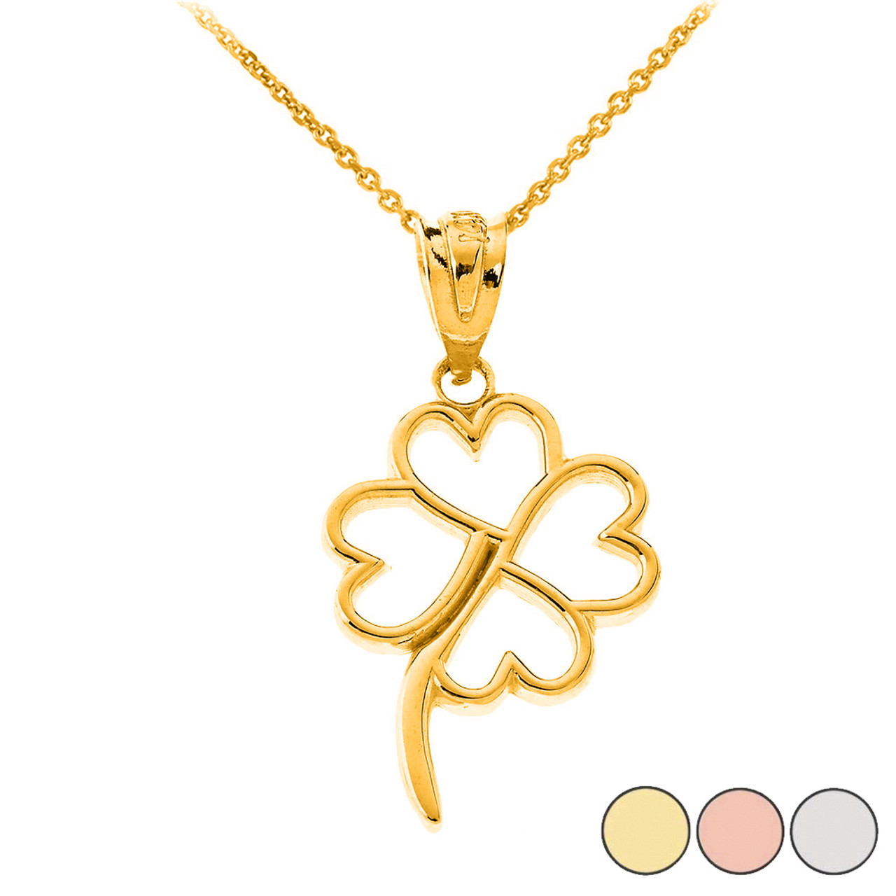 Dainty Four Leaf Clover Necklace