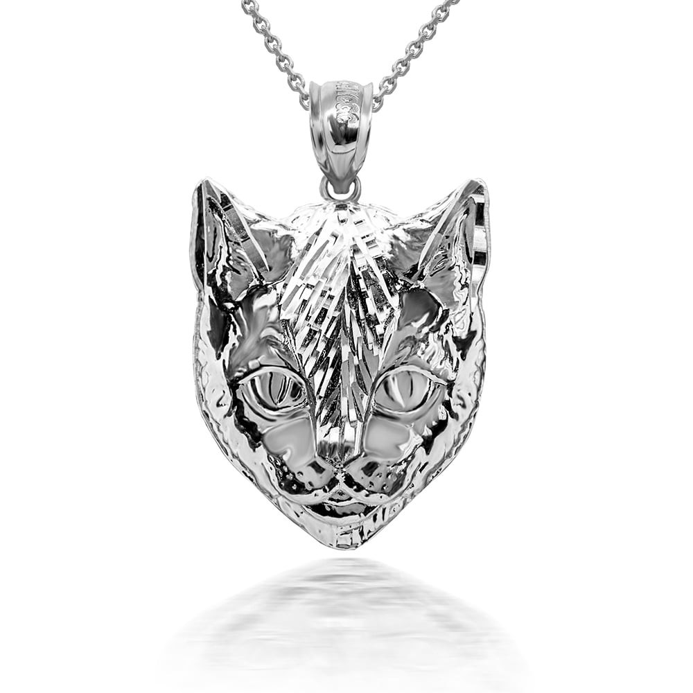 cat face necklace