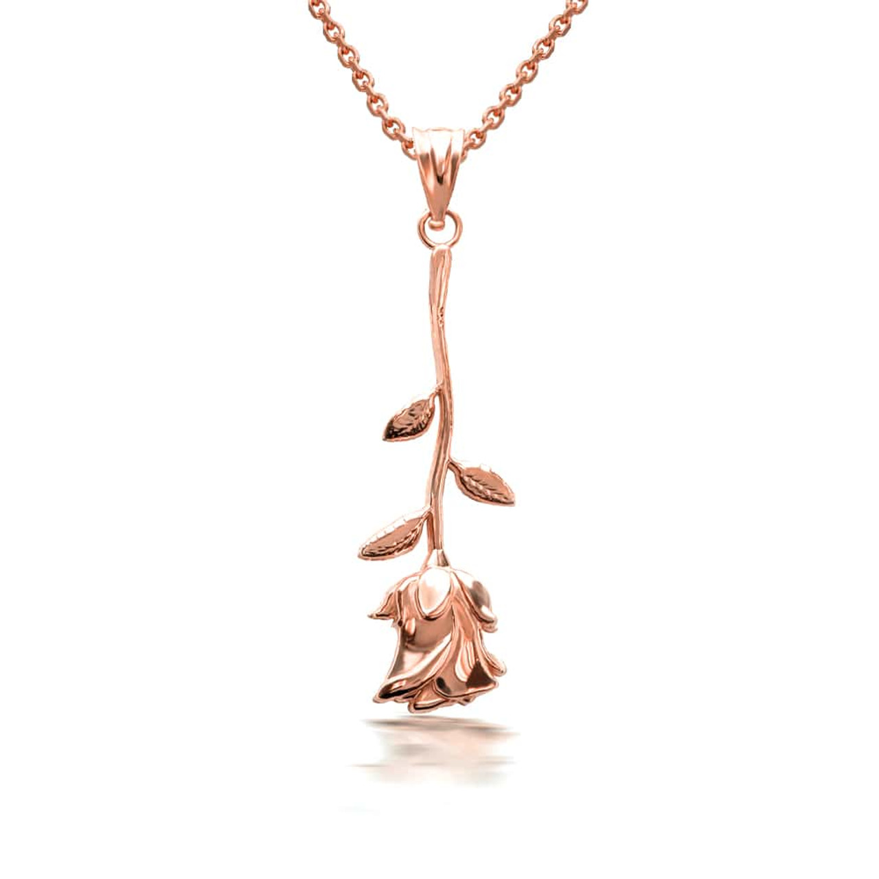 Solid 14k Yellow Gold 3D Small Angel with Open Arms Charm Pendant with Chain Necklace 