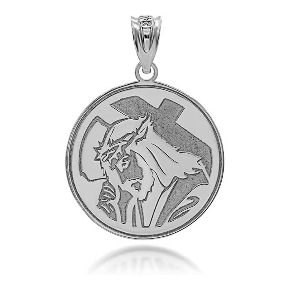 Cross Pendant Necklace Engraved 