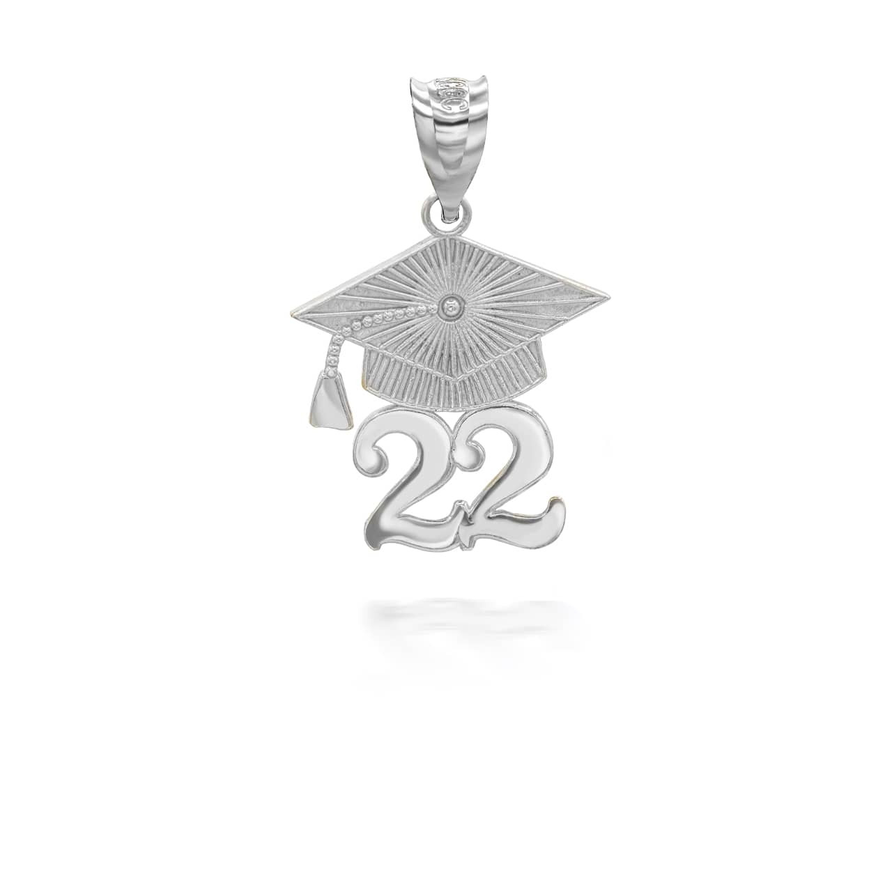 925 Sterling Silver Class of 2024 to 2027 Graduation Cap Pendant Necklace |  Factory Direct Jewelry