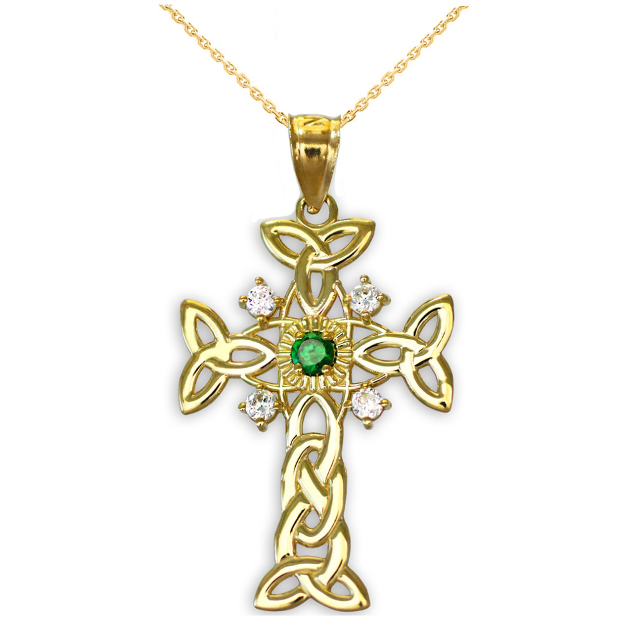 Gold celtic pendant Clearance