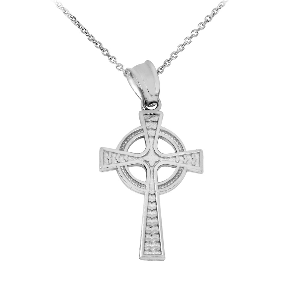 Silver Celtic Cross Pendant