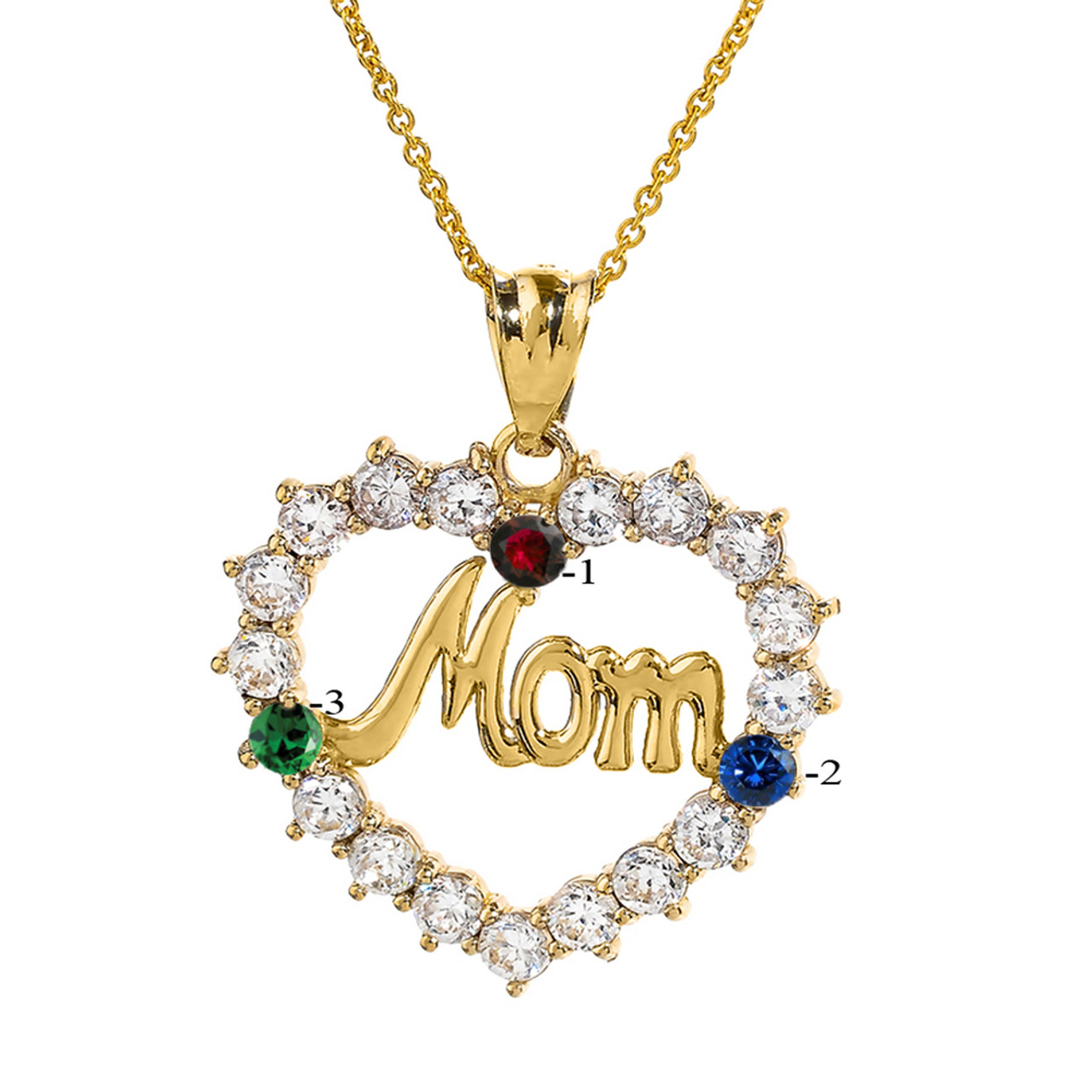 Mom necklace gold clearance