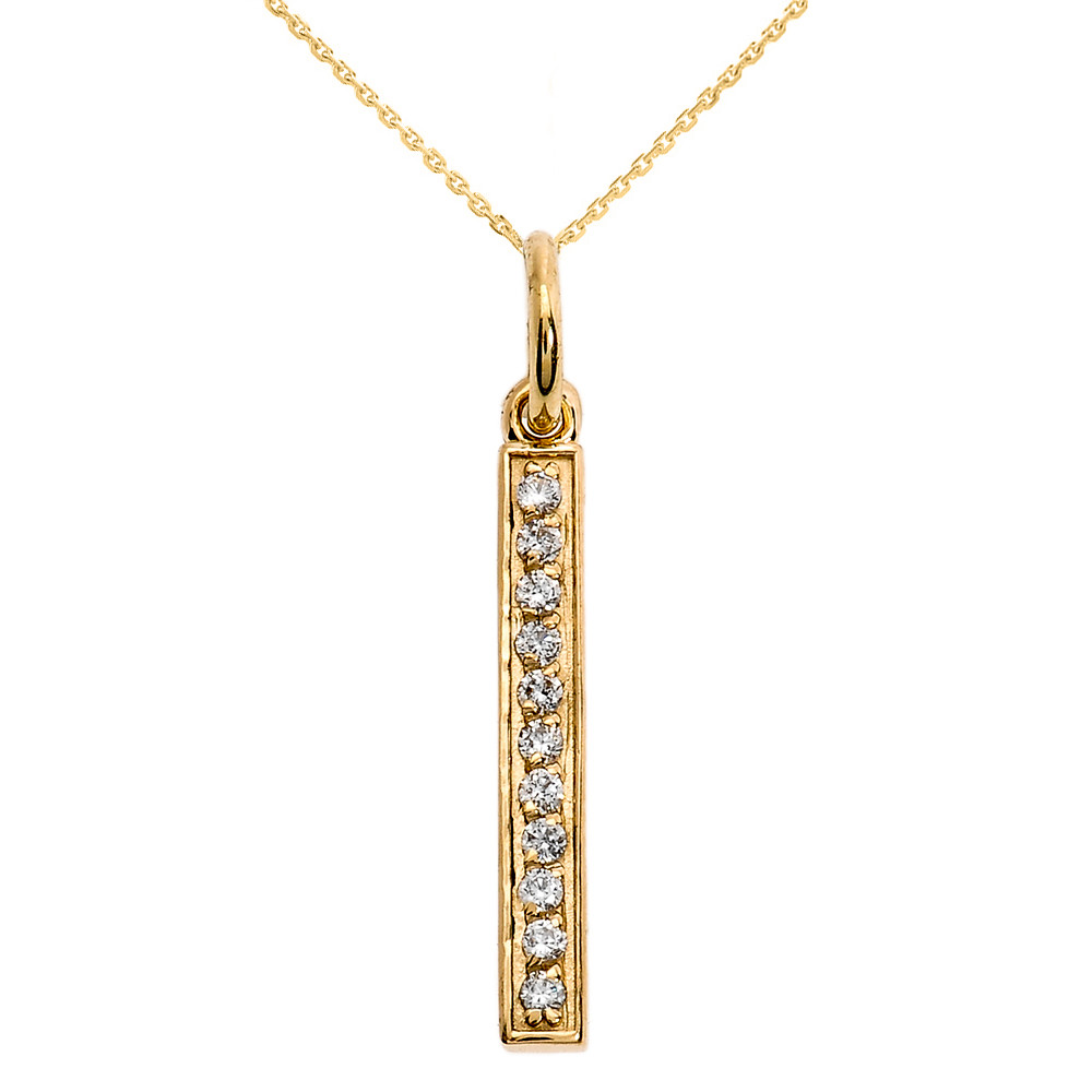 14k Yellow Gold Diamonds Studded 