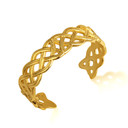 Gold Irish Celtic Trinity Knot Toe Ring