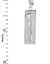 Sterling Silver CUBA Pendant Necklace