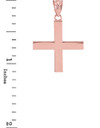 Gold Greek Cross Pendant Necklace (Available In Yellow/Rose/White Gold)