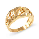 Yellow Gold Mariner Link Chain Ring