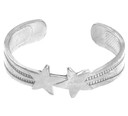 White Gold Stars Toe Ring