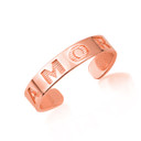 Rose Gold Woman's Unique Amor Toe Ring