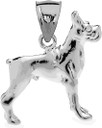 Gold Boxer Pendant Necklace (Available in Yellow/Rose/White Gold)