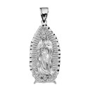 The Blessed Virgin Mary-Our Lady of Guadalupe Sterling Silver Pendant Necklace