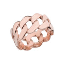 Men’s Rose Gold Cuban Link Ring