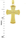 Yellow Gold Cross Pendant - The Symbol Cross