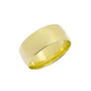 Gold 8mm Comfort Fit Classic Wedding Band