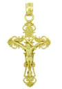 Yellow Gold Crucifix Pendant - The Radiance Crucifix